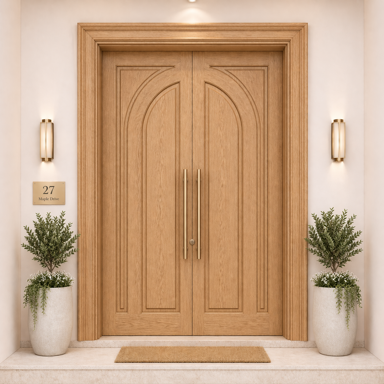 Main Door - Wood Mark