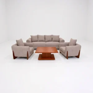 Taupe Contemporary Sofa Set