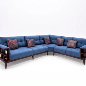 Cobalt Curved Modern Sectional Sofa