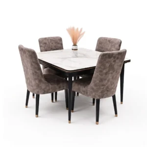Marquina Round Dining Set