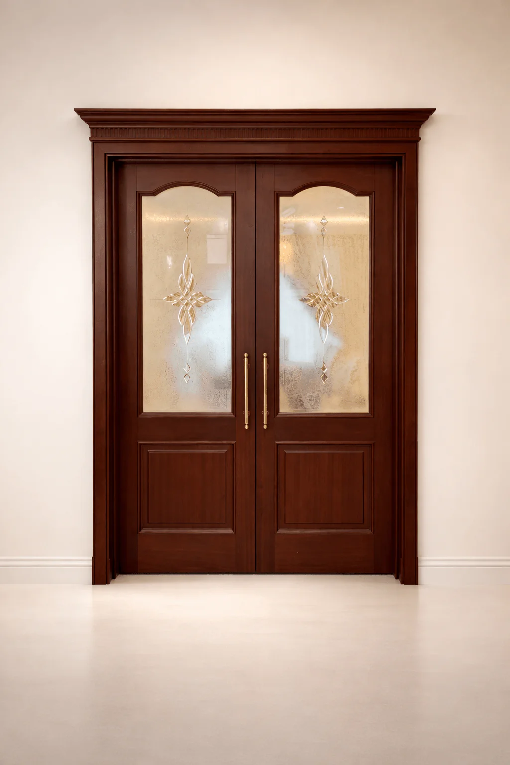 Serene Lattice Luxury Ivory Wardrobe
