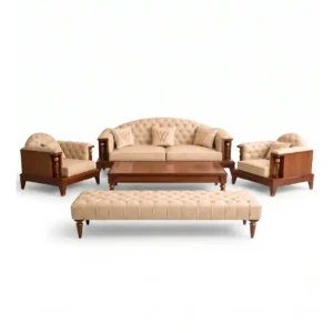 Classic Cream Luxury Sofa Set