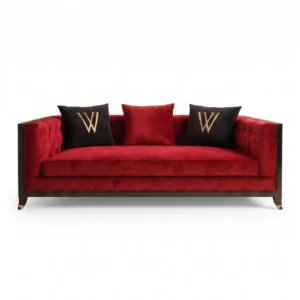 Ruby Velvet Statement Sofa