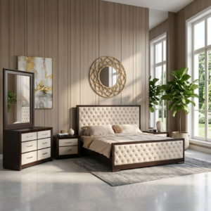Aurora Tufted Bed Set