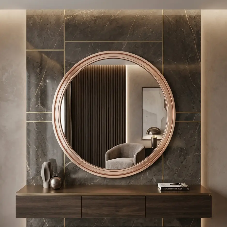 Classic Round Mirror - Image 2