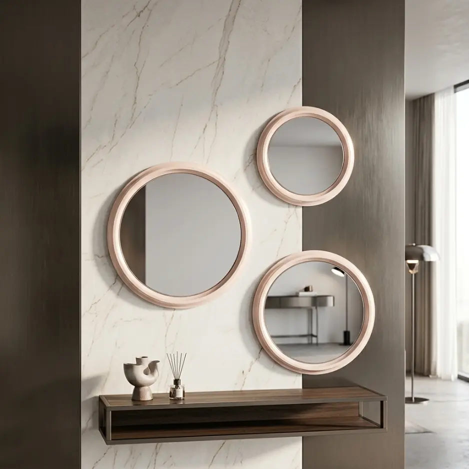 Round Wall Mirror Set - Image 2